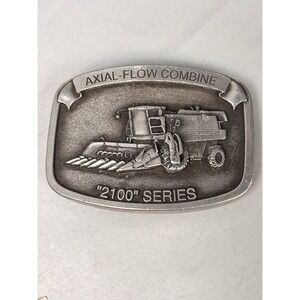 Case IH  Spec Cast Axial-Flow Combine 2100 Series Belt Buckle Vintage Iowa